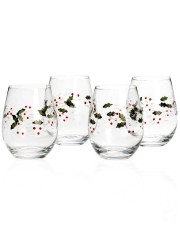 Stemless Wine Glass, Set of 4