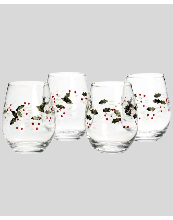 Stemless Wine Glass, Set of 4