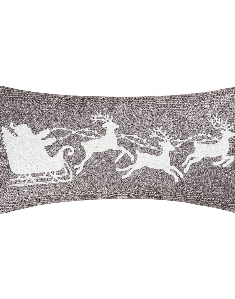 Flying Sleigh Pillow, 12