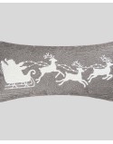 Flying Sleigh Pillow, 12