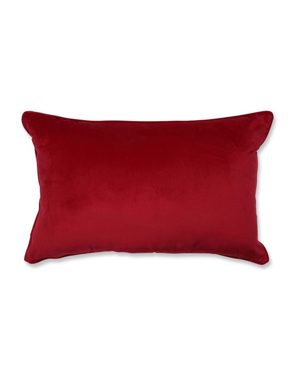 Snowflakes And Berries Lumbar Pillow