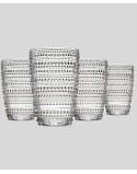 Modern Vintage Highball Glasses, Set of Four