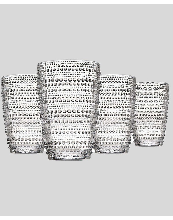 Modern Vintage Highball Glasses, Set of Four