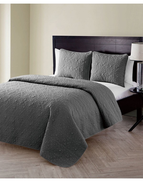 Embossed 2-Piece Twin Quilt Set