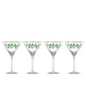 Holiday Decal Glass, Set of 4