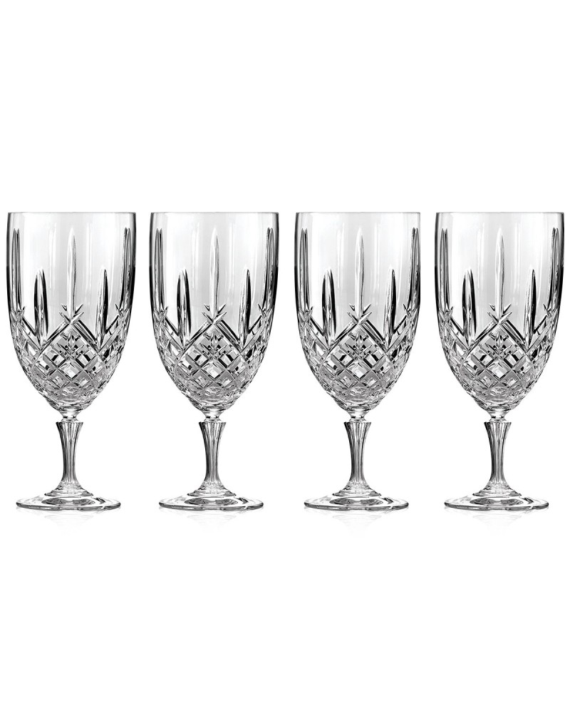 Iced Beverage Glasses, Set of 4