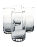 Ombre Grey Highball Glasses, Set of 4