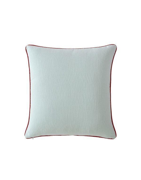 3 Poinsettia Applique Holiday Decorative Pillow, 20