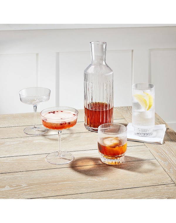 Fluted Glassware Collection