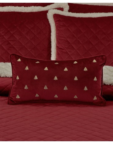 Christmas Tree Embellished Decorative Pillow, 11
