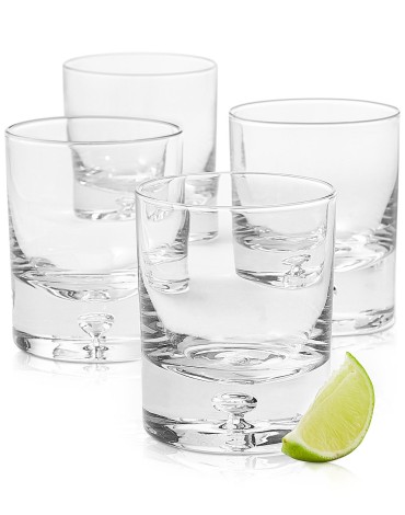 Bubble Double Old-Fashioned Glasses, Set of 4