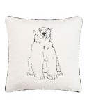 Cozy Polar Bear Decorative Pillow, 20