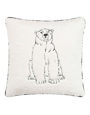 Cozy Polar Bear Decorative Pillow, 20