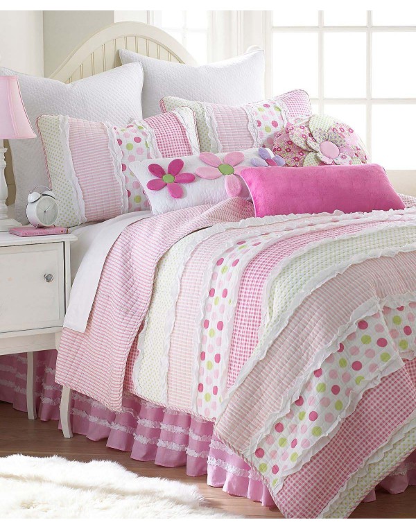 Ruche 2-Pc. Quilt Set, Twin
