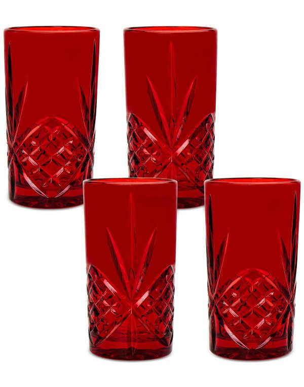 Highball Glasses, Set of 4