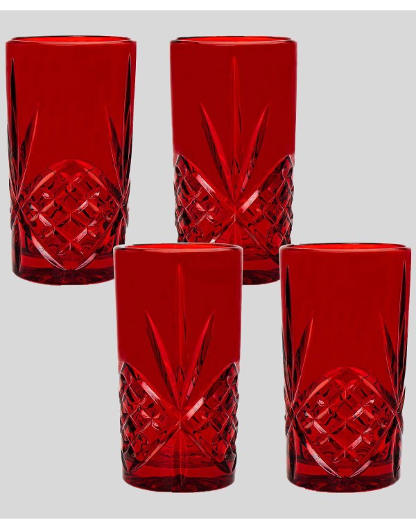 Highball Glasses, Set of 4