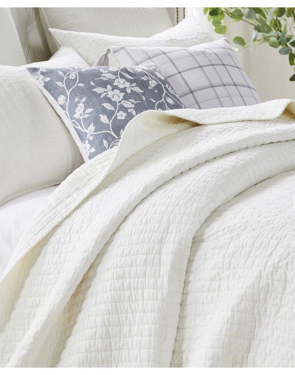 Finely-Stitched Cotton 2 Piece Quilt Set, Twin/Twin XL