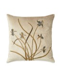 Embroidered Velvet Decorative Pillow 18 X 18