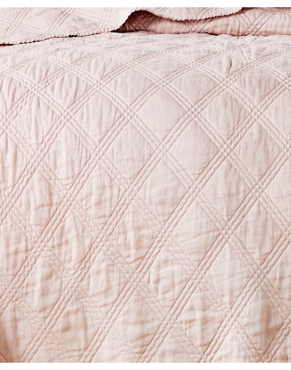 Washed Linen Relaxed TexturedQuilt, Twin