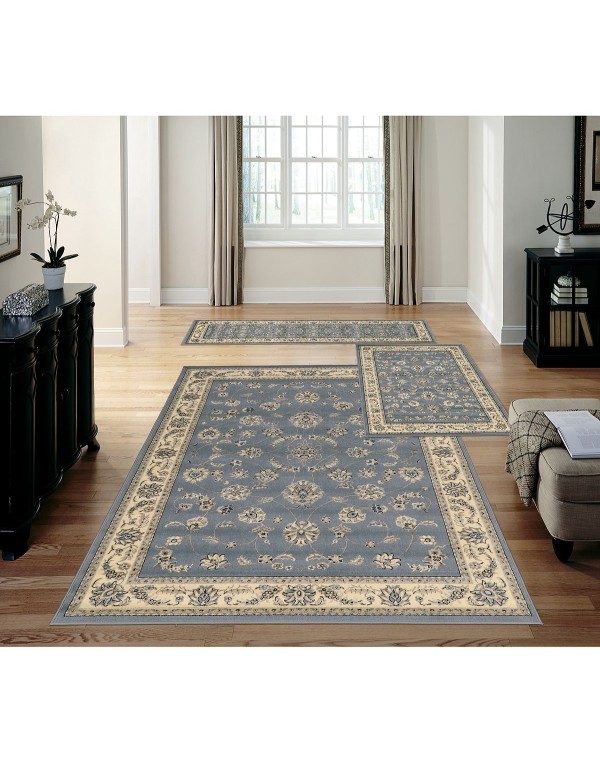 Gray 3-Pc. Rug Set