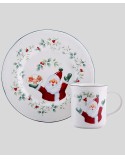 Winterberry 2-Pc. Cookie for Santa Plate & Mug Set