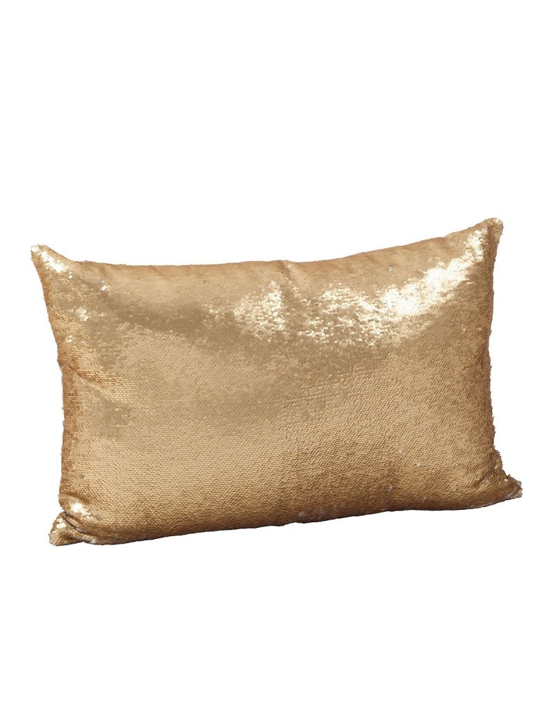 Reversible Sequin Mermaid Poly Filled Decorative Pillow, 16