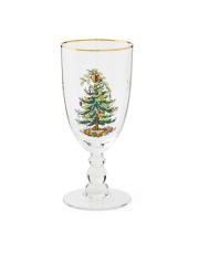Christmas Tree 16 oz. Glassware Goblet, Set of 4
