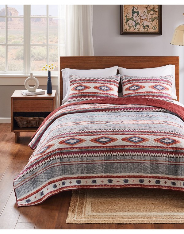 3 Piece Quilt Set, Full/Queen