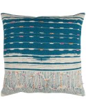 Striped Polyester Filled Decorative Pillow, 22