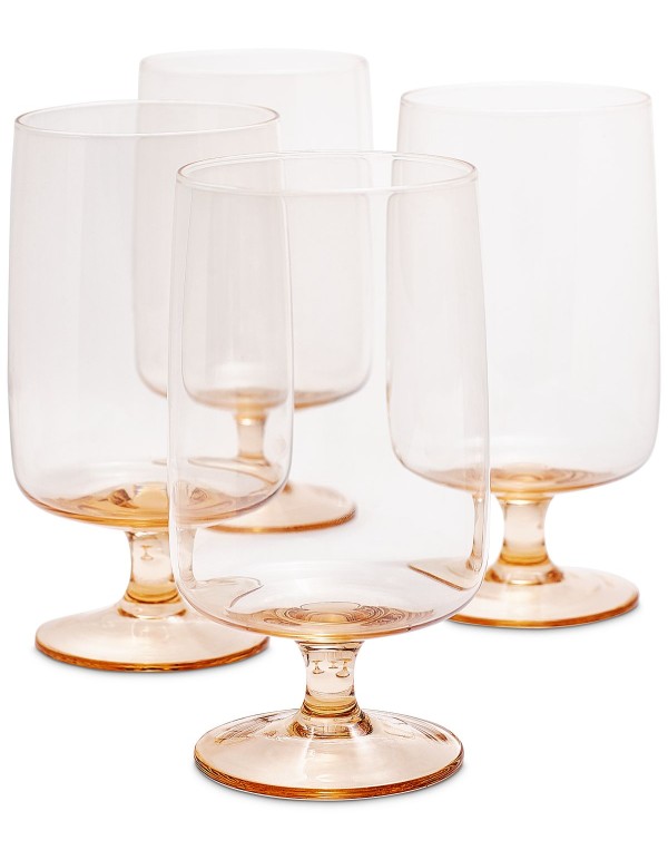 Stackable Water Glasses, Set of 4