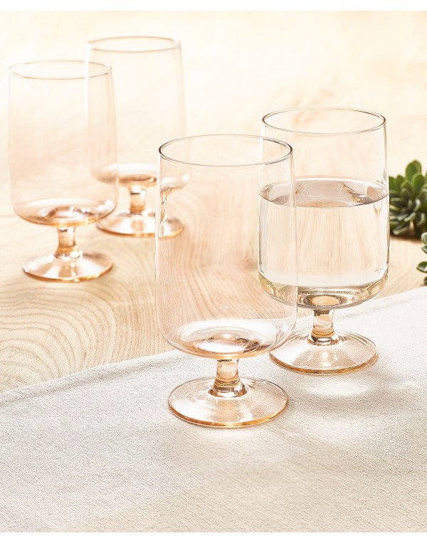 Stackable Water Glasses, Set of 4