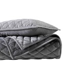 Diamond Velvet Reversible 3 Piece Quilt Set, Queen