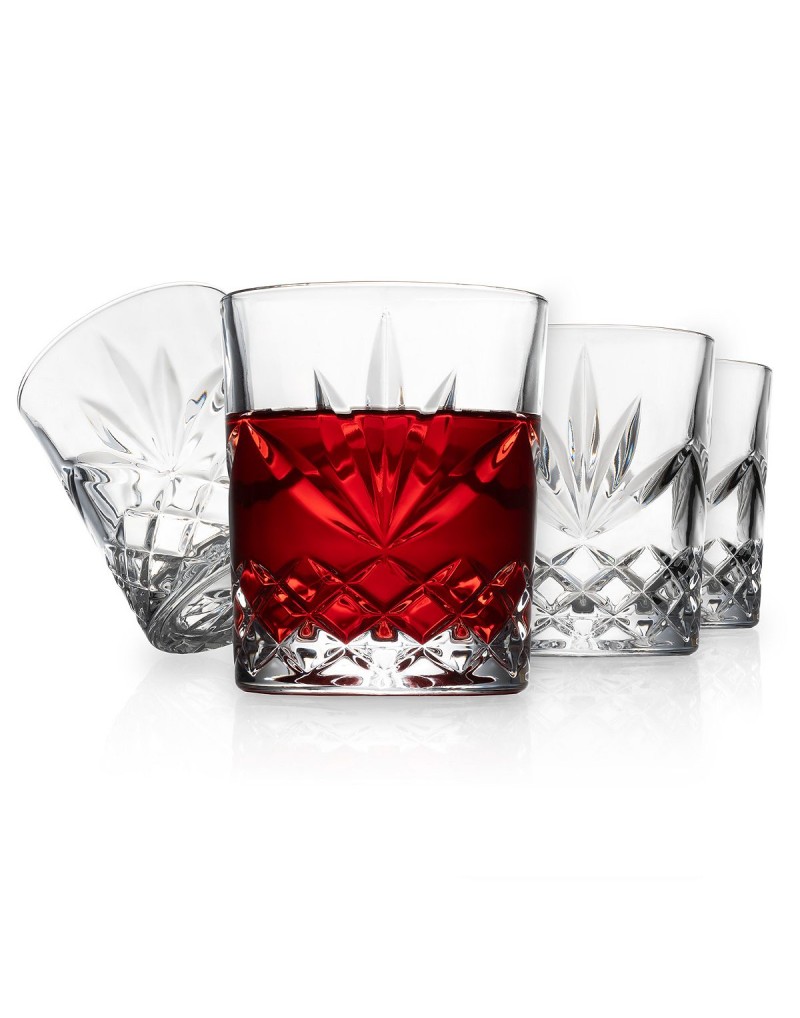 Double Old-Fashioned Glasses, Set of 4