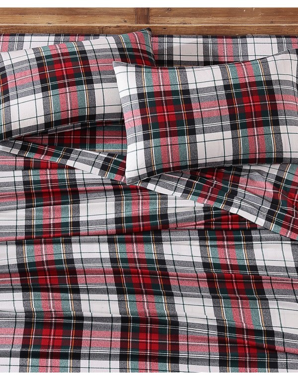 Red Plaid Reversible Quilt, Twin