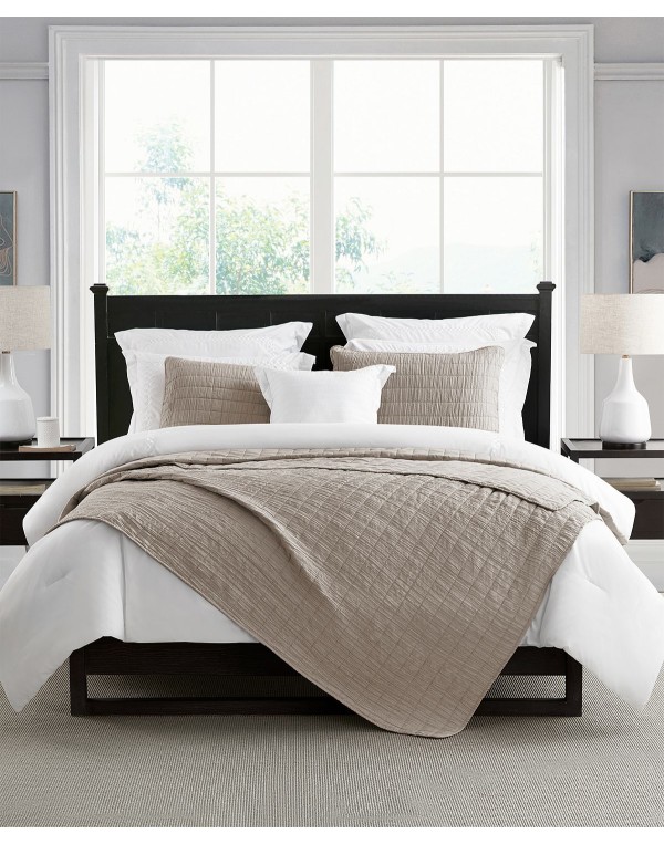 Enzyme Washed Crinkle Quilt Set - Twin/Twin XL