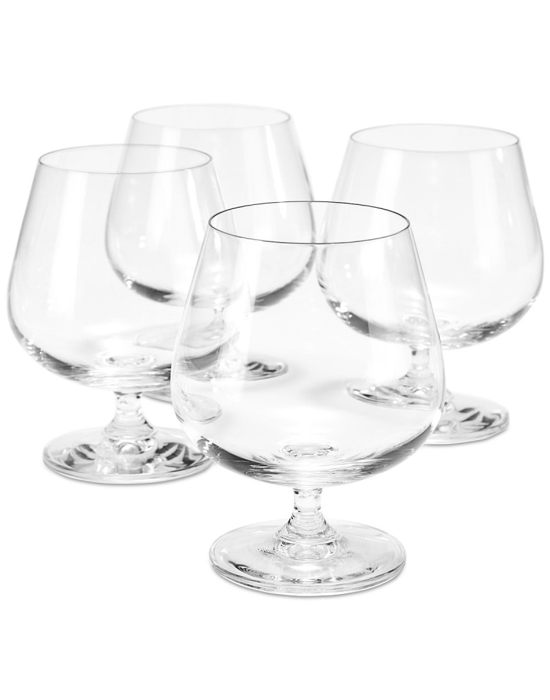 Clear Whiskey Glasses, Set of 4