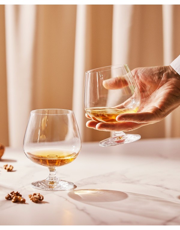 Clear Whiskey Glasses, Set of 4