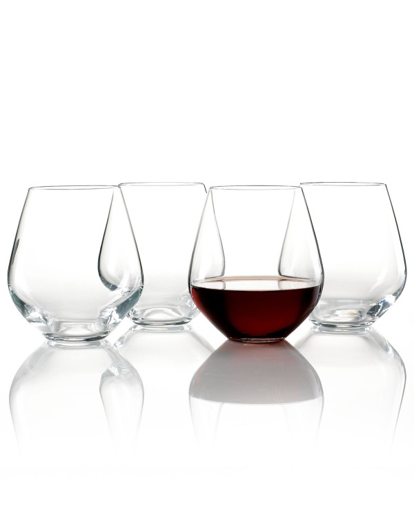 Stemware, Classics Stemless Red, Set of 4