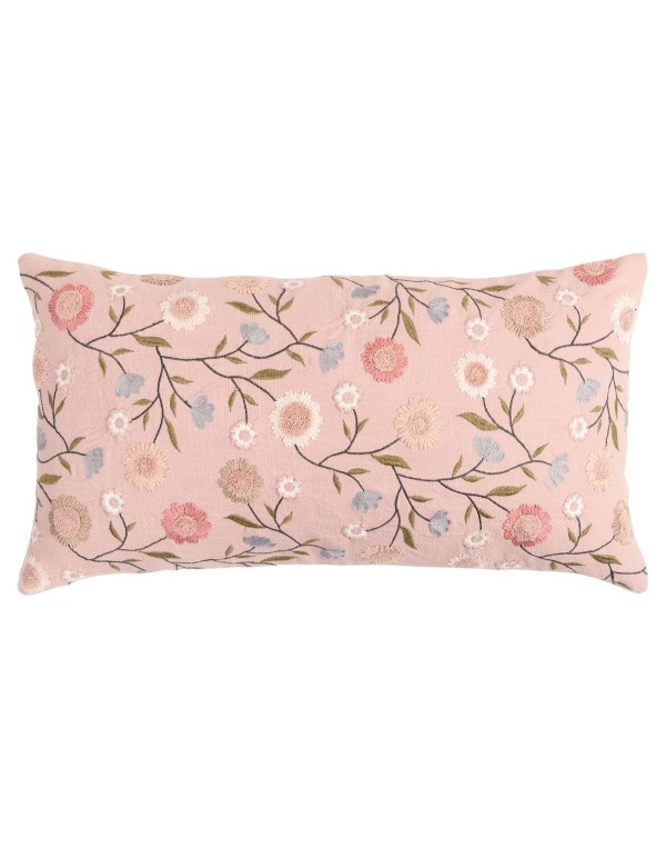 Floral Polyester Filled Decorative Pillow, 14