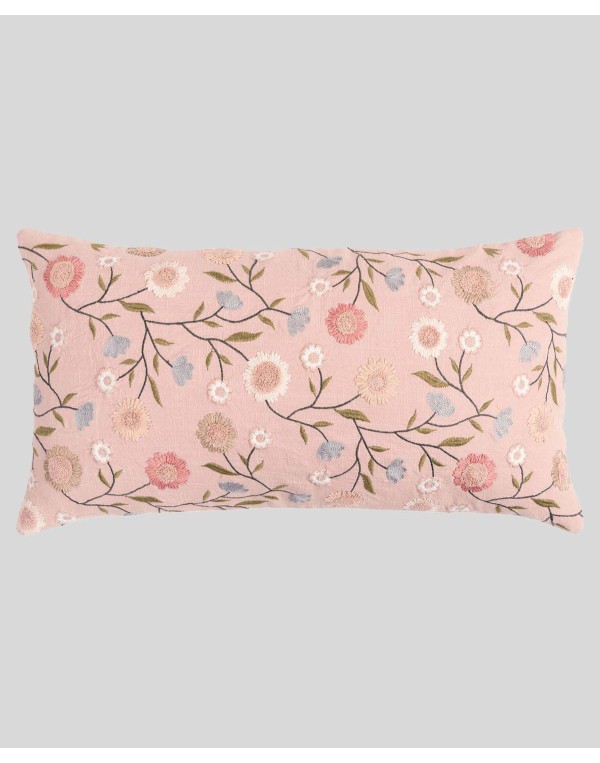 Floral Polyester Filled Decorative Pillow, 14