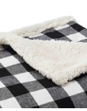 Cabin Plaid Cotton Yarn Dyed Throw Pillow and Blanket Set