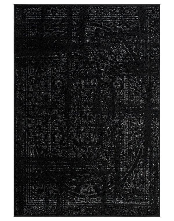 Smoky Vintage-Inspired 5' x 8' Area Rug