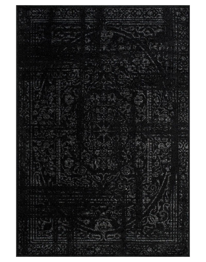 Smoky Vintage-Inspired 5' x 8' Area Rug