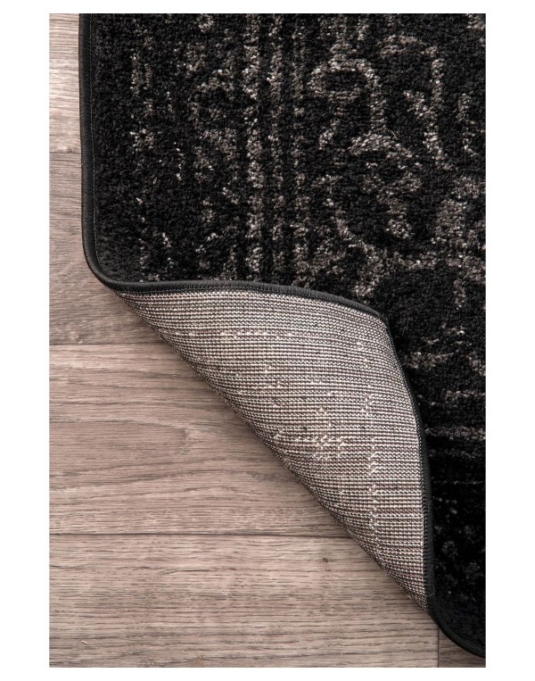 Smoky Vintage-Inspired 5' x 8' Area Rug