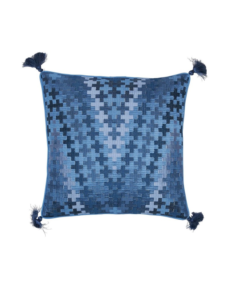 Lagoon Embroidered Pillow