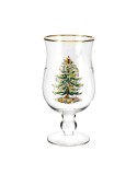 Christmas Tree Tulip Glasses, Set of 4, Service for 4