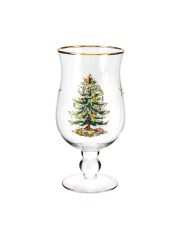 Christmas Tree Tulip Glasses, Set of 4, Service for 4