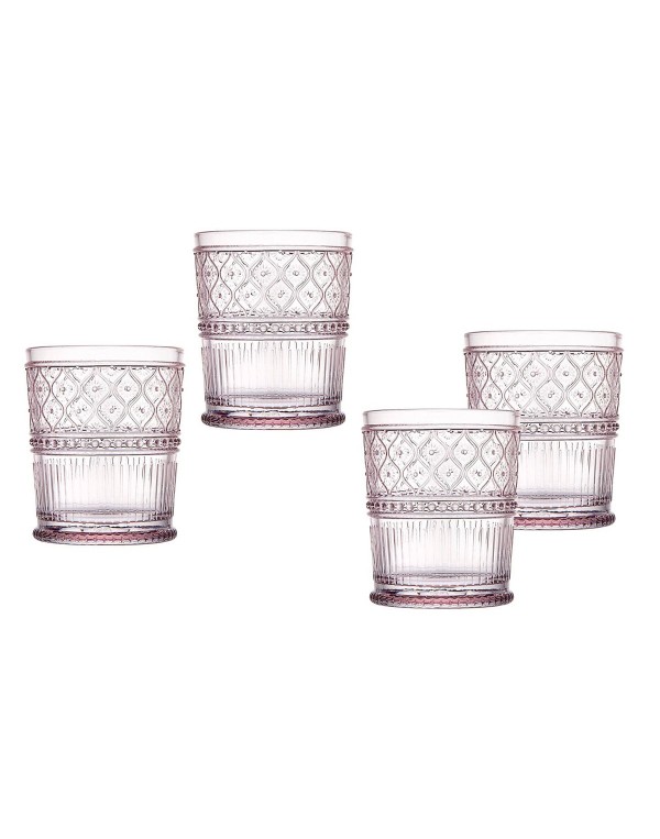 Classic Set of 4 Double Old-Fashioned Glasses
