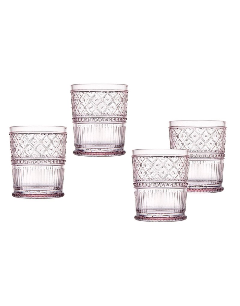 Classic Set of 4 Double Old-Fashioned Glasses
