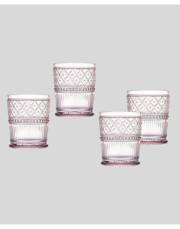 Classic Set of 4 Double Old-Fashioned Glasses